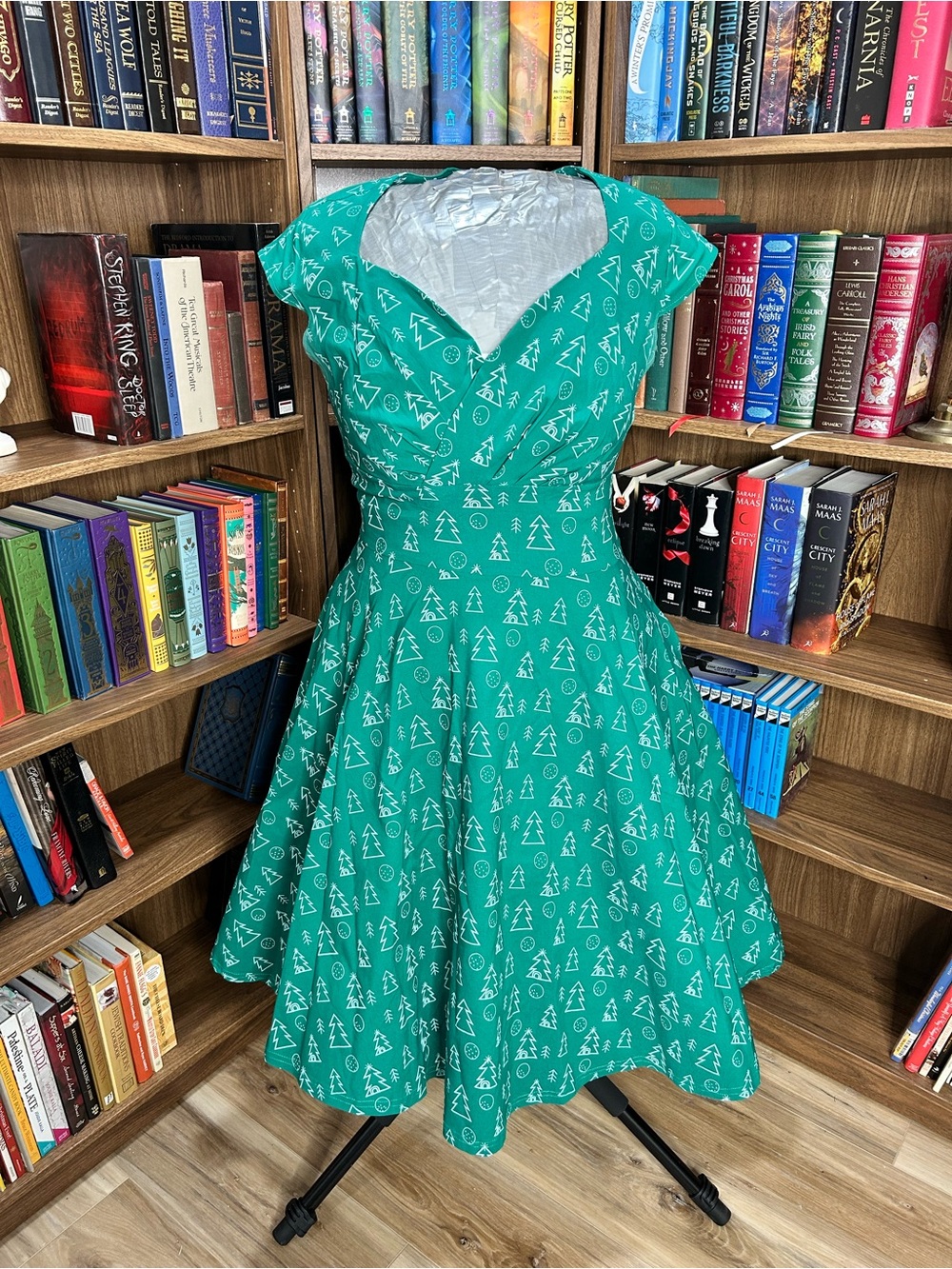 Christmas Tree Swing Dress